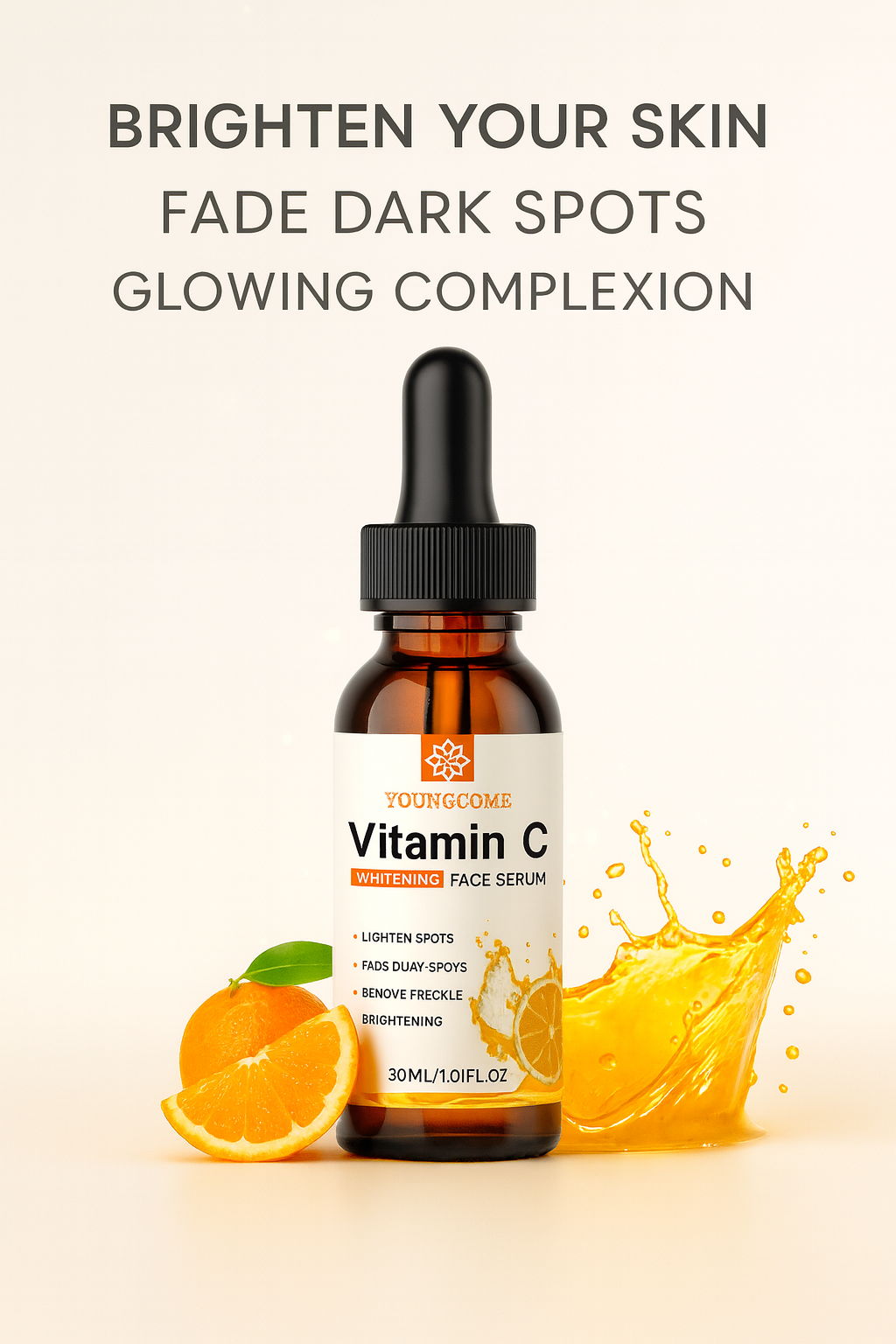 Vitamin C Facial Essence – Brightening & Hydrating, 30ml